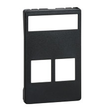 LK FUGA® afdækning 1,5 modul RJ45 koksgrå